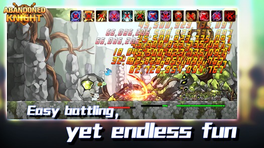 Aban-Knight Idle RPG MOD APK 2.2.15 (God Mode Red Stone) Android