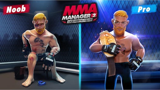 MMA Manager 2 Ultimate Fight MOD APK 1.10.8 (Free Rewards No ADS) Android
