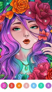 Paint by Number Coloring Game MOD APK 3.7.0 (Unlimited Hints) Android