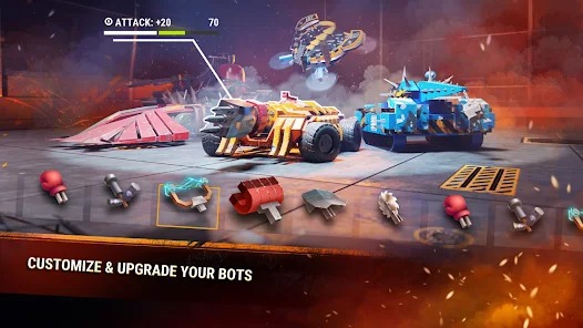 Robot Fighting 2 Minibots 3D MOD APK 3.0.0 (Unlimited Money) Android