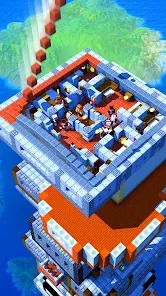 Tower Craft Block Building MOD APK 1.10.9 (Unlimited Gems Chest Always Active) Android