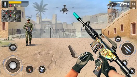 FPS Gun Shooting Games offline MOD APK 2.0.5 (God Mode) Android