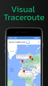 Intrace Visual Traceroute MOD APK 2.0.4 (Premium Unlocked) Android