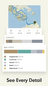 Komoot Bike Trails Routes MOD APK 2023.11.1 (Premium Unlocked) Android