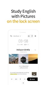Lockscreen English Dictionary MOD APK 1.8.158.5 (Premium Unlocked) Android