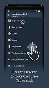 Quick Cursor One Handed mode MOD APK 1.21.4 (Pro Unlocked) Android