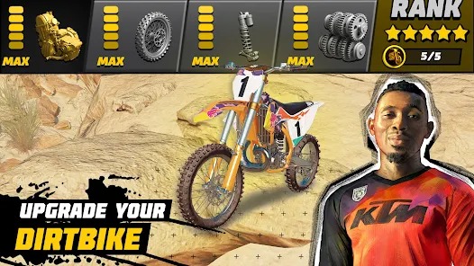 Dirt Bike Unchained MX Racing MOD APK 6.4.20 (High Speed) Android