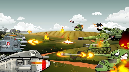 Merge Tanks Combat war Stars MOD APK 2.27.01 (Unlimited Money) Android