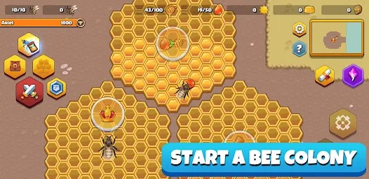 Pocket Bees Colony Simulator MOD APK 0.0057 (Worker Speed God Mode) Android