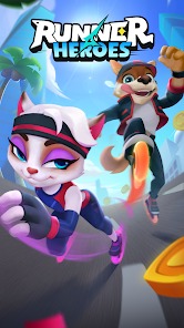 Runner Heroes Endless Skating MOD APK 1.2.3 (Unlimited Money) Android